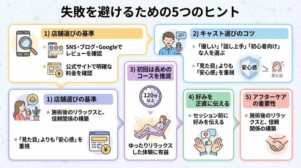 失敗しないための5つのポイント