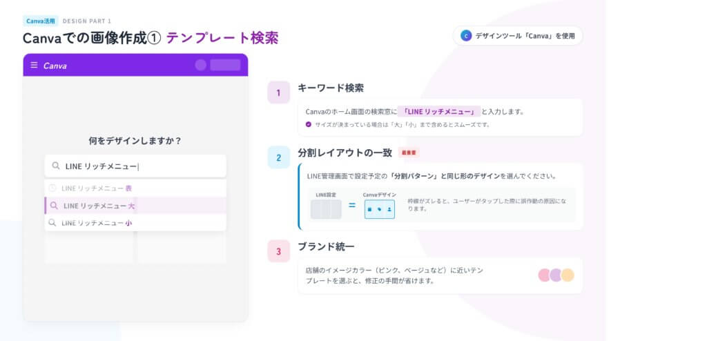 STEP 1：テンプレートを探す