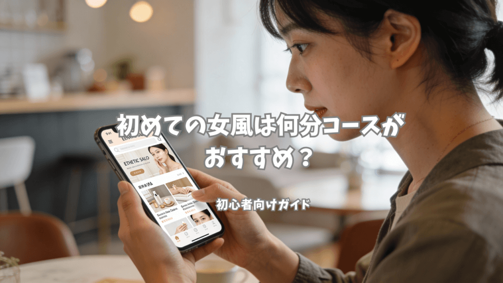 初めての女性用風俗は何分コースがおすすめ？｜120分を選ぶべき理由